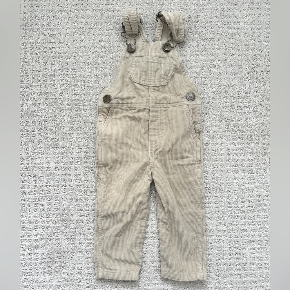 Little English Beige Overalls